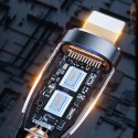 KABEL PRZEWÓD Z INTELIGENTNYM WYŁĄCZNIKIEM USB-A - IPHONE LIGHTNING 1.2M - CZARNY
