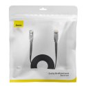 KABEL SIECIOWY PŁASKI PATCHCORD RJ45 SPEED SIX 1000MBPS 15M - CZARNY