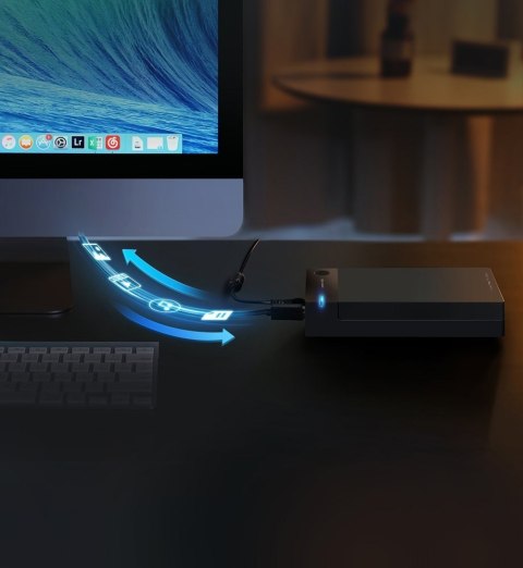 KIESZEŃ OBUDOWA NA DYSK HDD SATA 3.5'' USB 3.0 - CZARNY KIESZEŃ OBUDOWA NA DYSK HDD SATA 3.5'' USB 3.0 - CZARNY