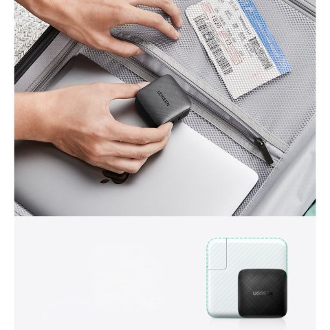ŁADOWARKA SIECIOWA 2X USB-C 66W POWER DELIVERY 3.0 QUICK CHARGE 4.0 - CZARNY ŁADOWARKA SIECIOWA 2X USB-C 66W POWER DELIVERY 3.0 QUICK CHARGE 4.0 - CZARNY