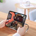 PRZEJŚCIÓWKA DO SŁUCHAWEK USB-C NA 3.5MM MINI JACK 10CM - CZARNY