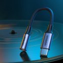 PRZEJŚCIÓWKA DO SŁUCHAWEK USB-C NA 3.5MM MINI JACK 10CM - CZARNY