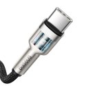 PRZEWÓD KABEL USB-C - USB-C CAFULE METAL DATA POWER DELIVERY 100W 1M - CZARNY