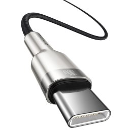 PRZEWÓD KABEL USB-C - USB-C CAFULE METAL DATA POWER DELIVERY 100W 2M - CZARNY