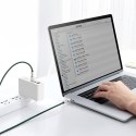 PRZEWÓD KABEL USB-C - USB-C CAFULE METAL DATA POWER DELIVERY 100W 2M - ZIELONY