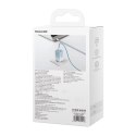SZYBKA ŁADOWARKA SIECIOWA GAN 2X USB-C / USB 65W QC PD - NIEBIESKI