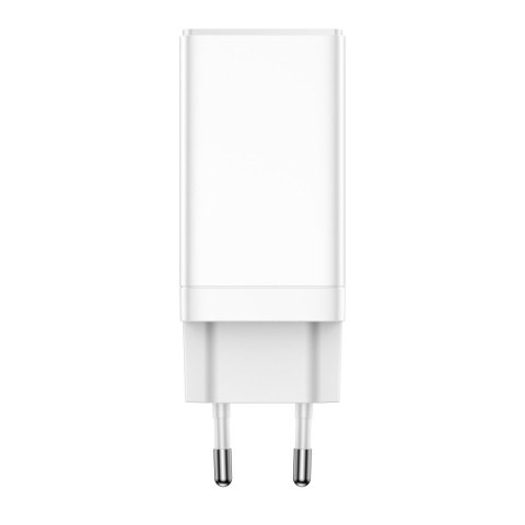SZYBKA UNIWERSALNA ŁADOWARKA SIECIOWA GAN3 PRO 2X USB-C / USB + KABEL USB-C 65W - BIAŁY SZYBKA UNIWERSALNA ŁADOWARKA SIECIOWA GAN3 PRO 2X USB-C / USB + KABEL USB-C 65W - BIAŁY