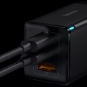 SZYBKA UNIWERSALNA ŁADOWARKA SIECIOWA GAN3 PRO 2X USB-C / USB + KABEL USB-C 65W - BIAŁY
