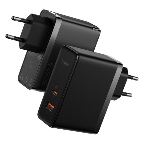 SZYBKA UNIWERSALNA ŁADOWARKA SIECIOWA GAN5 PRO USB-C / USB 100W - CZARNY SZYBKA UNIWERSALNA ŁADOWARKA SIECIOWA GAN5 PRO USB-C / USB 100W - CZARNY