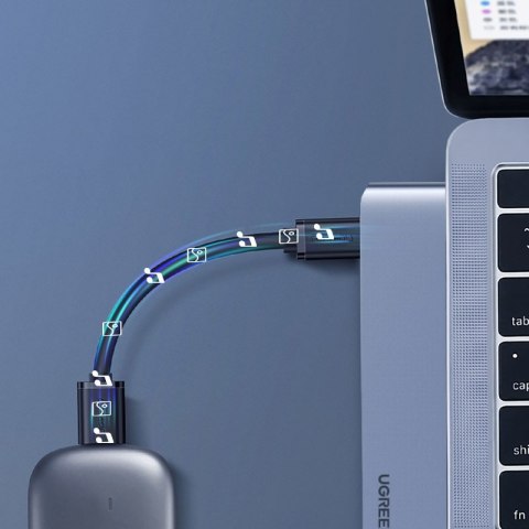 WIELOFUNKCYJNY HUB PORT DO MACBOOK PRO / AIR 2X USB-C NA USB-C HDMI 3X USB 3.0 - SZARY WIELOFUNKCYJNY HUB PORT DO MACBOOK PRO / AIR 2X USB-C NA USB-C HDMI 3X USB 3.0 - SZARY