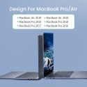 WIELOFUNKCYJNY HUB PORT DO MACBOOK PRO / AIR 2X USB-C NA USB-C HDMI 3X USB 3.0 - SZARY