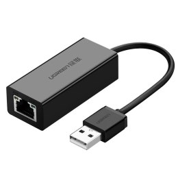 ZEWNĘTRZNA KARTA SIECIOWA LAN RJ45 - USB 2.0 100 MBPS - CZARNY