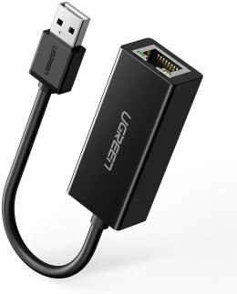 ZEWNĘTRZNA KARTA SIECIOWA LAN RJ45 - USB 2.0 100 MBPS - CZARNY