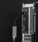 ZEWNĘTRZNA KARTA SIECIOWA LAN RJ45 - USB 2.0 100 MBPS - CZARNY