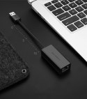 ZEWNĘTRZNA KARTA SIECIOWA LAN RJ45 - USB 2.0 100 MBPS - CZARNY