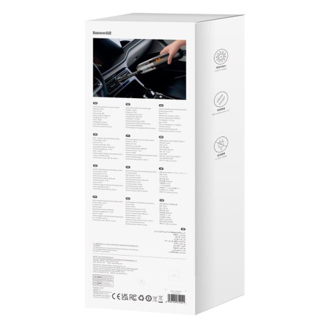 BEZPRZEWODOWY ODKURZACZ SAMOCHODOWY BASEUS A2 PRO 80W - CZARNY BEZPRZEWODOWY ODKURZACZ SAMOCHODOWY BASEUS A2 PRO 80W - CZARNY