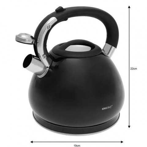 CZAJNIK Z GWIZDKIEM KINGHOFF 3,4L KH-1221 CZAJNIK Z GWIZDKIEM KINGHOFF 3,4L KH-1221