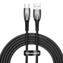 KABEL PRZEWÓD DO SZYBKIEGO ŁADOWANIA GLIMMER USB-A - USB-C 2M - CZARNY