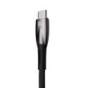 KABEL PRZEWÓD DO SZYBKIEGO ŁADOWANIA GLIMMER USB-A - USB-C 2M - CZARNY