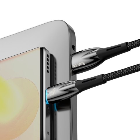KABEL PRZEWÓD DO SZYBKIEGO ŁADOWANIA GLIMMER USB-A - USB-C 2M - CZARNY KABEL PRZEWÓD DO SZYBKIEGO ŁADOWANIA GLIMMER USB-A - USB-C 2M - CZARNY