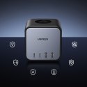 ŁADOWARKA LISTWA ZASILAJĄCA AC 240V GAN 2X USB-C 2X USB-A 3X AC 240V - CZARNA