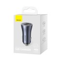 ŁADOWARKA SAMOCHODOWA GOLDEN CONTACTOR PRO 2XUSB-C 40W SZARY