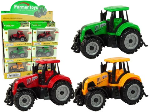 POJAZD ROLNICZY TRAKTOR FARMA DUŻE KOŁA 3 KOLORY POJAZD ROLNICZY TRAKTOR FARMA DUŻE KOŁA 3 KOLORY