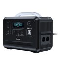 PRZENOŚNA TURYSTYCZNA STACJA ZASILANIA POWERBANK LIFEPO4 960WH 1200W - CZARNA