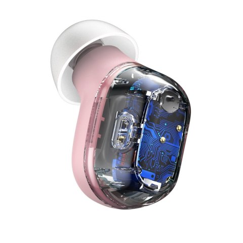 SŁUCHAWKI BEZPRZEWODOWE DOKANAŁOWE BLUETOOTH 5.3 ENCOK WM01 TWS RÓŻOWY SŁUCHAWKI BEZPRZEWODOWE DOKANAŁOWE BLUETOOTH 5.3 ENCOK WM01 TWS RÓŻOWY