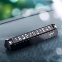 TABLICZKA PARKINGOWA DO SAMOCHODU NA NUMER TELEFONU KIEROWCY - CZARNA