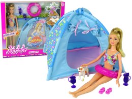 ZESTAW LALKA CAMPING NAMIOT AKCESORIA