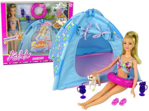 ZESTAW LALKA CAMPING NAMIOT AKCESORIA ZESTAW LALKA CAMPING NAMIOT AKCESORIA