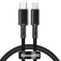 KABEL PRZEWÓD DO IPHONE USB-C - LIGHTNING SZYBKIE ŁADOWANIE 20W 1M - CZARNY