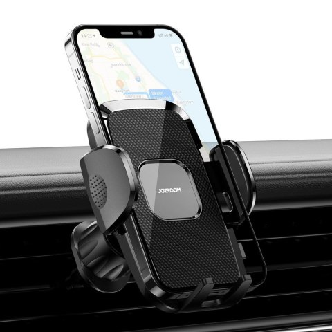 SAMOCHODOWY UCHWYT ZACISKOWY NA TELEFON NA NAWIEW KRATKĘ WENTYLACJI CZARNY SAMOCHODOWY UCHWYT ZACISKOWY NA TELEFON NA NAWIEW KRATKĘ WENTYLACJI CZARNY