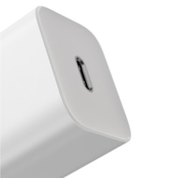 SUPER SZYBKA ŁADOWARKA USB-C 25W POWER DELIVERY QUICK CHARGE - BIAŁY