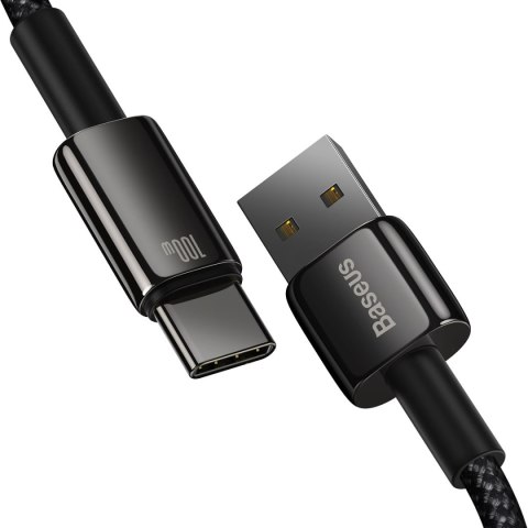 TUNGSTEN GOLD KABEL PRZEWÓD USB-USB-C 480MB-S 100W 1M CZARNY TUNGSTEN GOLD KABEL PRZEWÓD USB-USB-C 480MB-S 100W 1M CZARNY