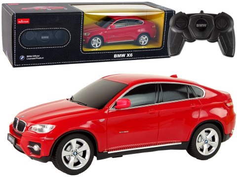 AUTO R/C BMW X6 1:24 RASTAR CZERWONE