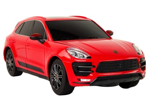 AUTO R/C PORSCHE MACAN TURBO 1:24 RASTAR CZERWONY AUTO R/C PORSCHE MACAN TURBO 1:24 RASTAR CZERWONY
