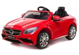 AUTO NA AKUMULATOR MERCEDES S63 AMG CZERWONY