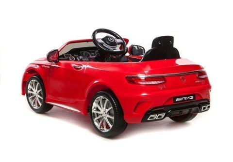 AUTO NA AKUMULATOR MERCEDES S63 AMG CZERWONY AUTO NA AKUMULATOR MERCEDES S63 AMG CZERWONY