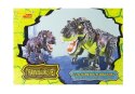 DINOZAUR NA BATERIE TYRANOZAUR REX CHODZĄCY BRĄZOWY