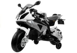 MOTOCYKL MOTOR NA AKUMULATOR BMW S1000RR SREBRNY