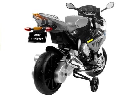 MOTOCYKL MOTOR NA AKUMULATOR BMW S1000RR SREBRNY MOTOCYKL MOTOR NA AKUMULATOR BMW S1000RR SREBRNY