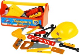 ZESTAW NARZĘDZI W SKRZYNCE MAJSTERKOWICZ KASK 20 ELEMENTÓW