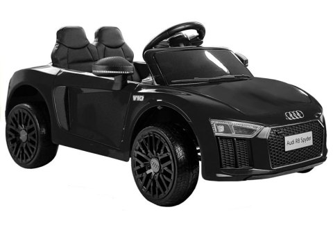AUTO NA AKUMULATOR AUDI R8 SPYDER CZARNY AUTO NA AKUMULATOR AUDI R8 SPYDER CZARNY