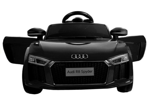 AUTO NA AKUMULATOR AUDI R8 SPYDER CZARNY AUTO NA AKUMULATOR AUDI R8 SPYDER CZARNY