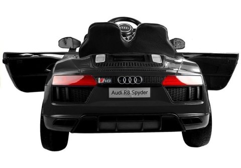 AUTO NA AKUMULATOR AUDI R8 SPYDER CZARNY AUTO NA AKUMULATOR AUDI R8 SPYDER CZARNY
