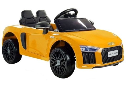 AUTO NA AKUMULATOR AUDI R8 SPYDER ŻÓŁTY AUTO NA AKUMULATOR AUDI R8 SPYDER ŻÓŁTY