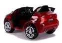 AUTO NA AKUMULATOR BMW X6 CZERWONY LAKIEROWANY