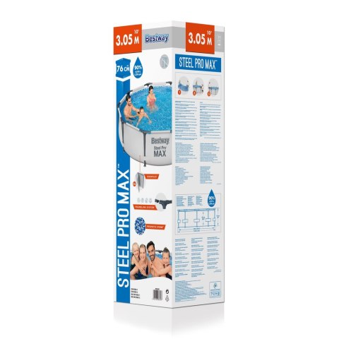 BASEN OGRODOWY STELAŻOWY 305 X 76 CM BESTWAY 56406 BASEN OGRODOWY STELAŻOWY 305 X 76 CM BESTWAY 56406